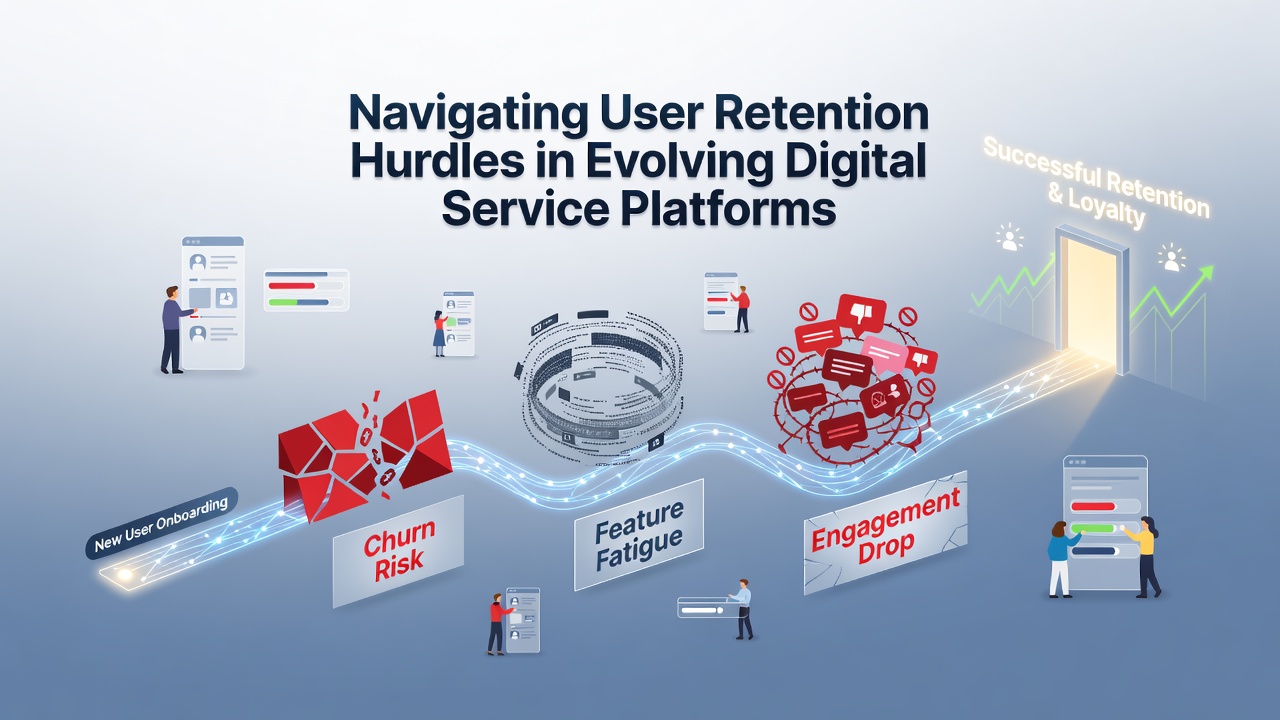 Navigating User Retention Hurdles in Evolving Digital Service Platforms